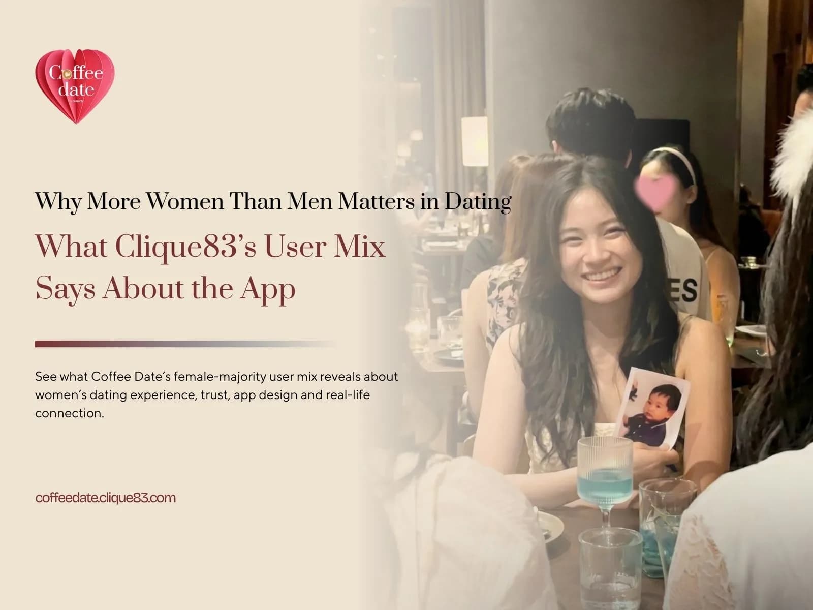 Why More Women Than Men Matters in Dating: What Clique83’s User Mix Says About the App